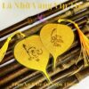 Lá bồ đề chữ vàng nhũ 24K VIP