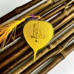 Lá bồ đề chữ Lộc nhũ 24K VIP (không hộp)